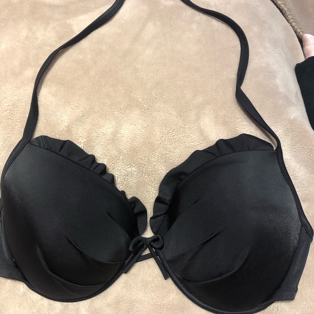 Victoria’s Secret padded black bikini top